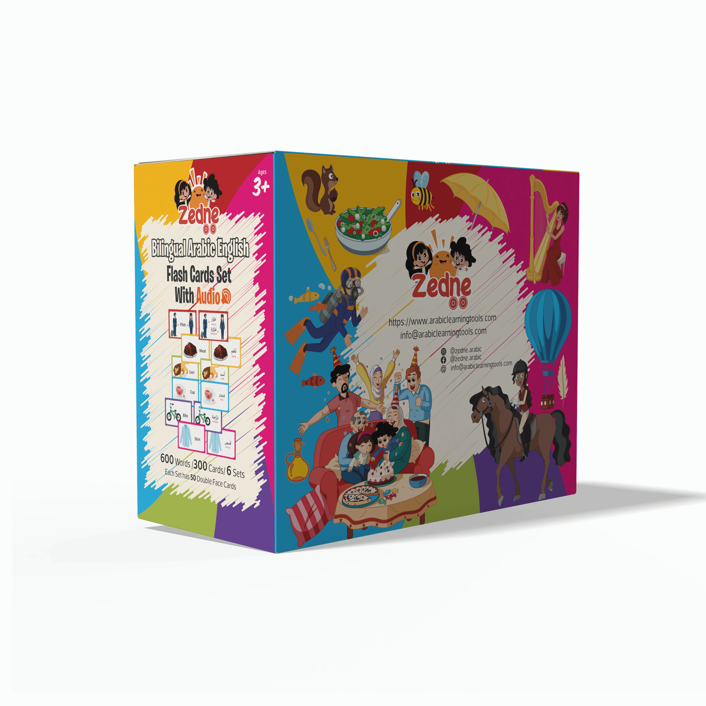 Complete Arabic Flash Cards Bundle 4 in 1