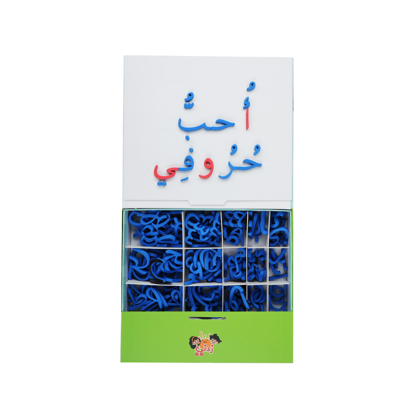 مجموعة حروف زدني المغناطيسية لتعليم اللغة العربية - 330 قطعة فوم ممغنطة تشمل جميع أشكال الحروف العربية والتشكيل - لوح ممغنط للتدريب على القراءة والكتابة - مناسبة للأطفال 3 سنوات فما فوق
