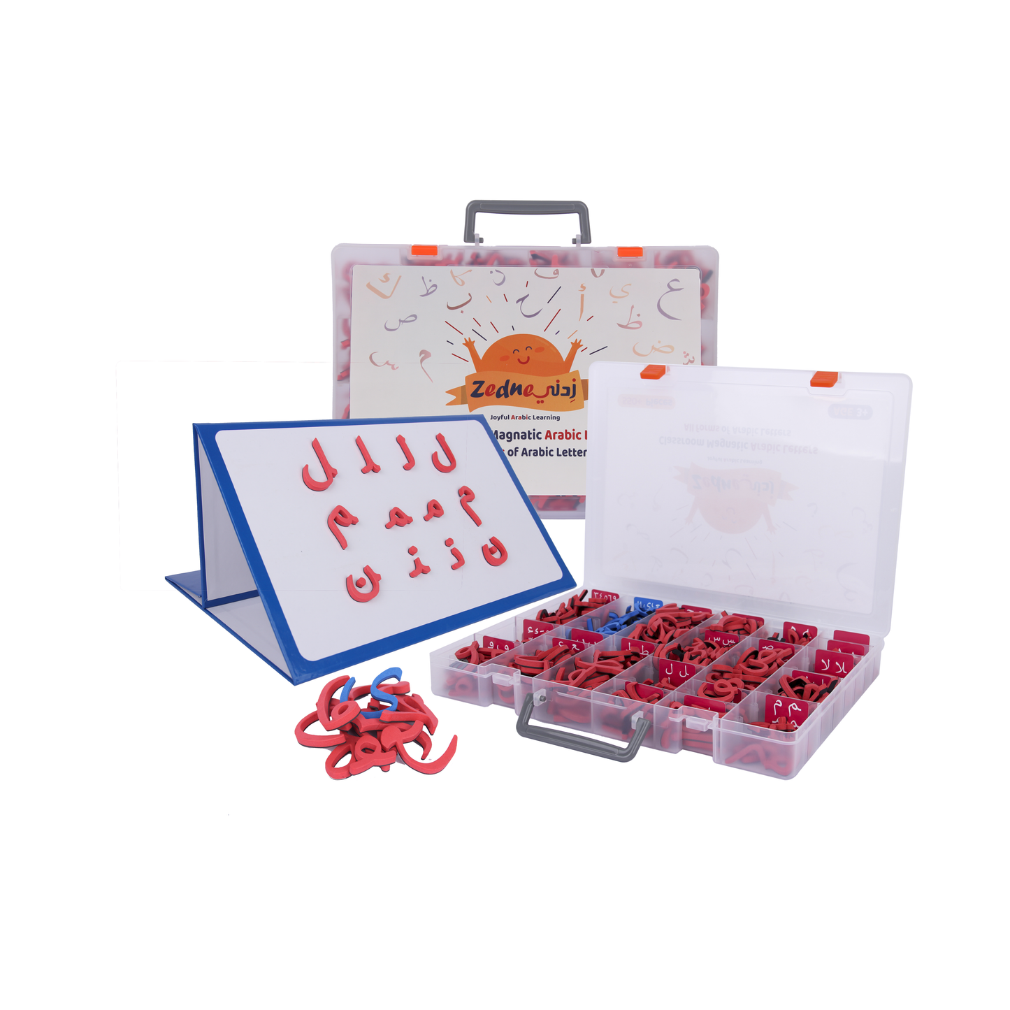 Zedne Arabic Classroom Magnetic Alphabet Letters Kit 551 Pcs