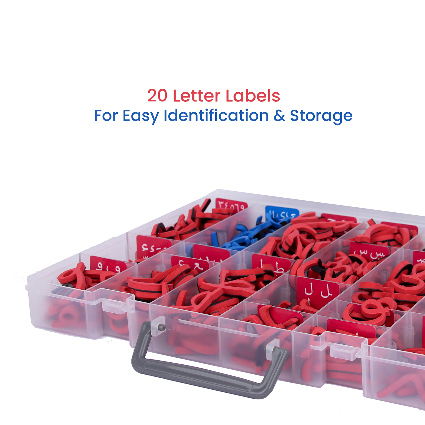 Zedne Arabic Classroom Magnetic Alphabet Letters Kit 551 Pcs