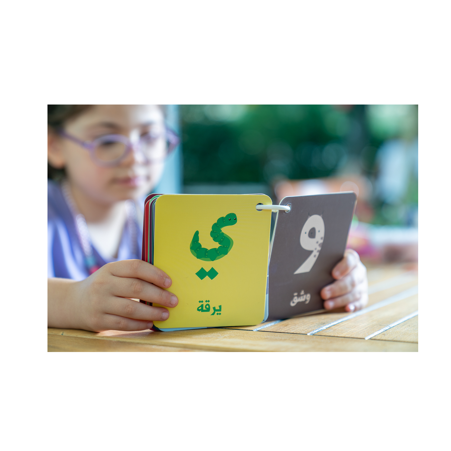 بطاقات زدني التعليمية سميكة ومضادة للماء فيها 4 مجموعات و 48 بطاقة بوجهين - 96 صورة - الأحرف العربية - حيوانات - خضار وفواكه - الأرقام من 1 إلى 10 - مناسبة للأطفال سنة وأكبر