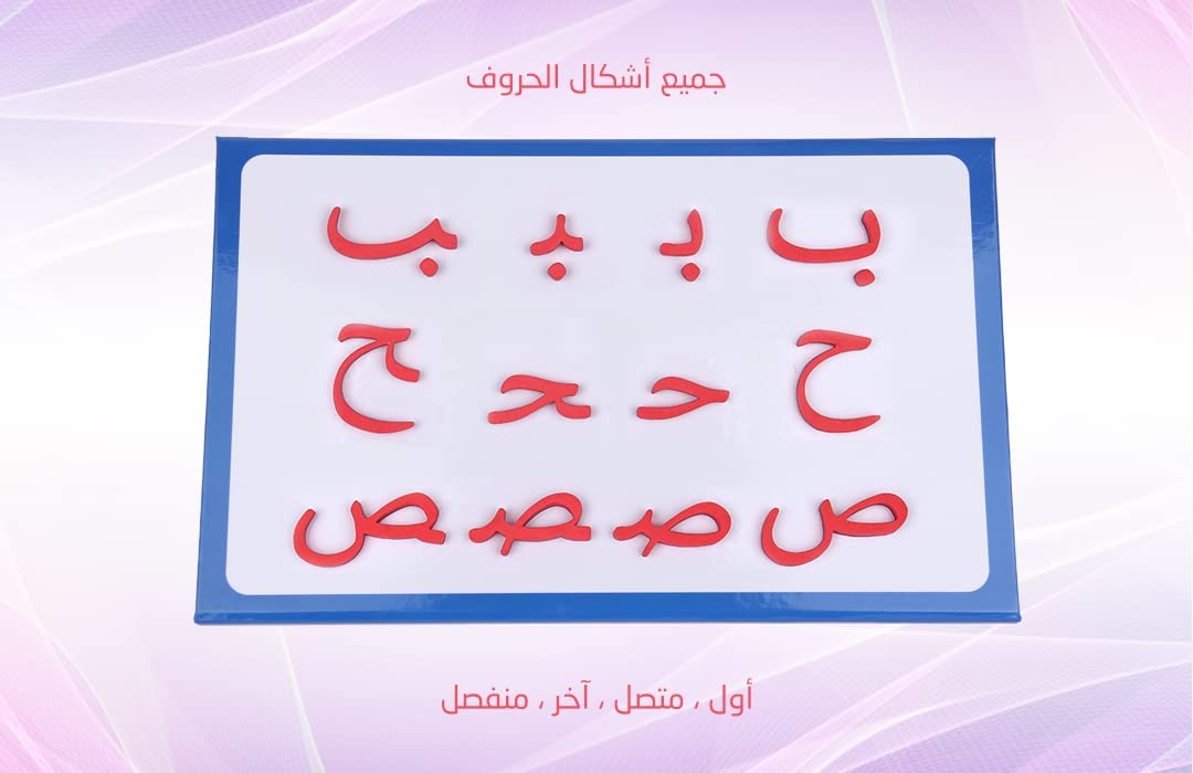 Zedne Arabic Classroom Magnetic Alphabet Letters Kit 551 Pcs